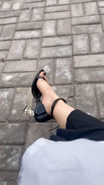 YSL Elegant Black Ankle-Strap Heels – Free Delivery with Gifts